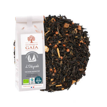 Organic black tea under sail - The Odyssey