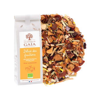 Organic fruit tea with peach and blackberry flavour - Fruit Delight