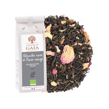 Rose black tea - White rose and Red rose