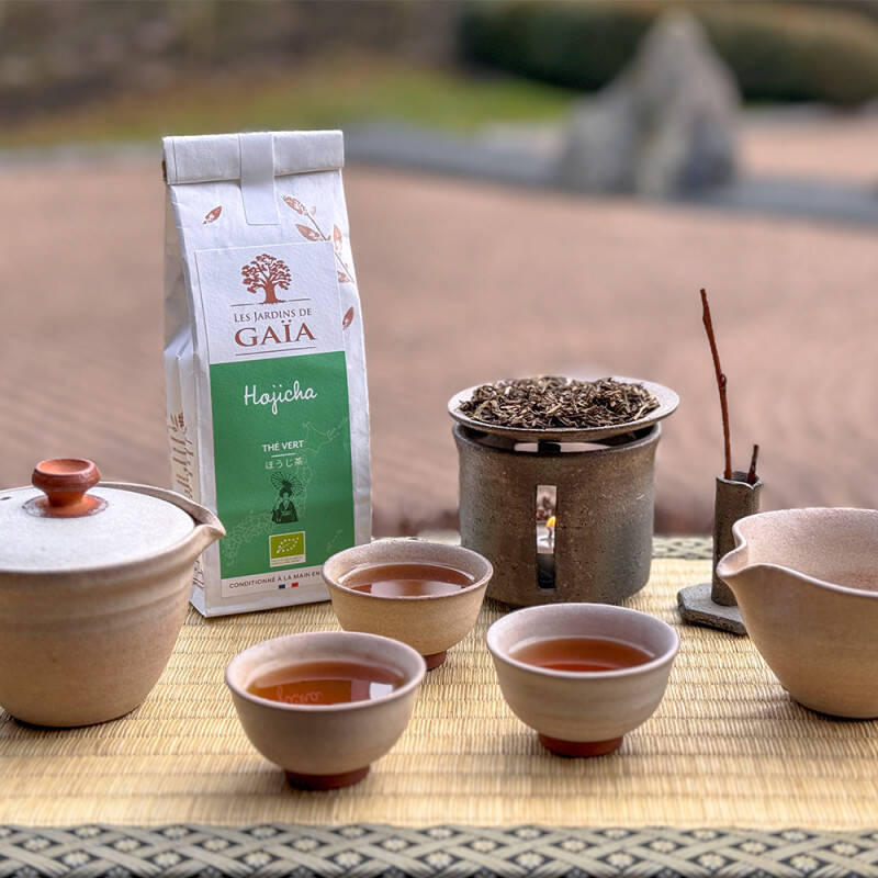 Organic Roasted green tea from Japan - ほうじ茶 - Hojicha