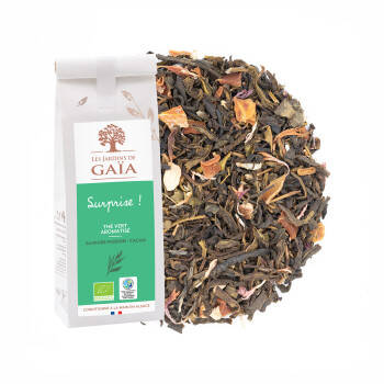 Thé vert saveurs passion et cacao - Surprise !