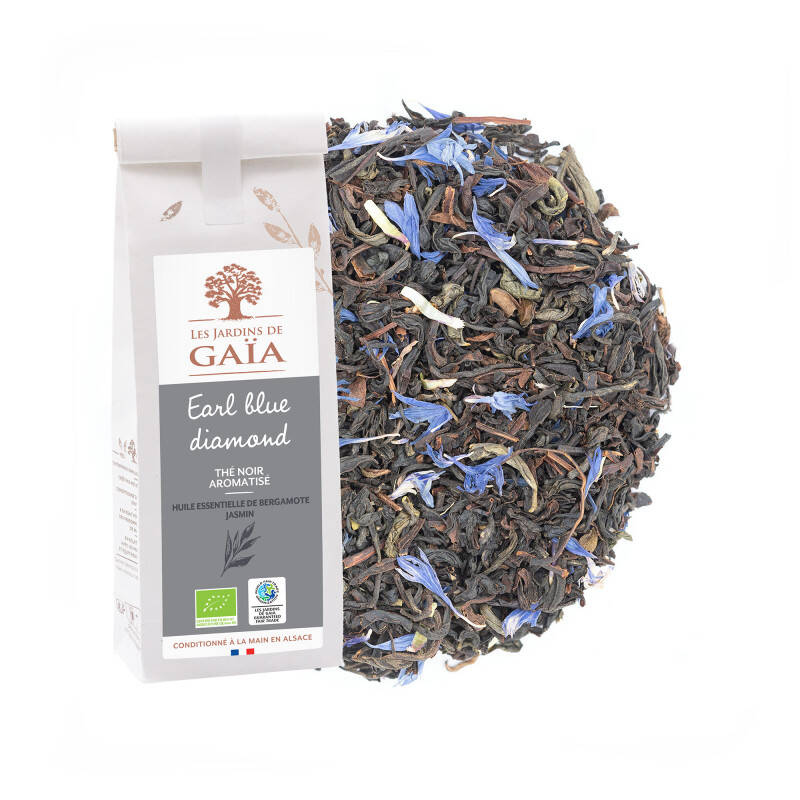 Blend of teas with bergamot and jasmine - Earl Blue Diamond