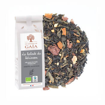 Hazelnut and blackberry flavoured blend of teas - The hedgehog's walk