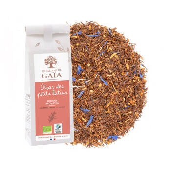 Rooibos aux saveurs fraise et vanille - Elixir des petits lutins