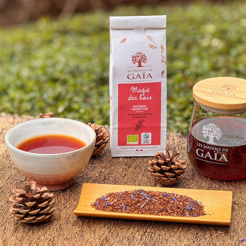 Rooibos aux saveurs myrtille et framboise - Magie des bois