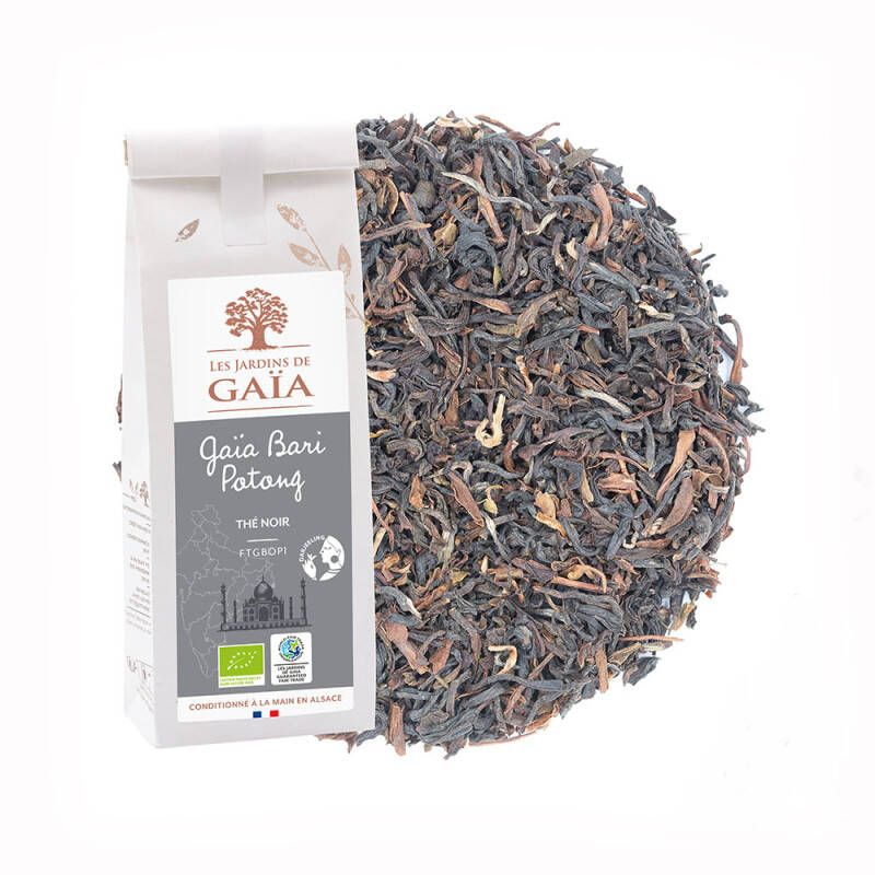 Organic black tea from Darjeeling - Gaïa Bari Potong FTGFOP1 SF