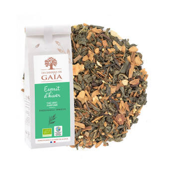 Thé vert aux épices masala et à l'hibiscus - Esprit d'hiver
