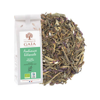 Flavoured green tea with seaweeds and lime flavour - By the seashore