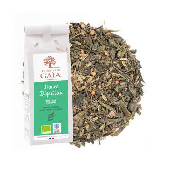 Digestive green tea (cumin, fennel, anise, sweet mint) - Gentle Digestion