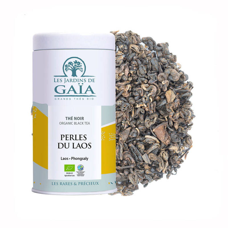 Thé noir bio du Laos - Perles du Laos