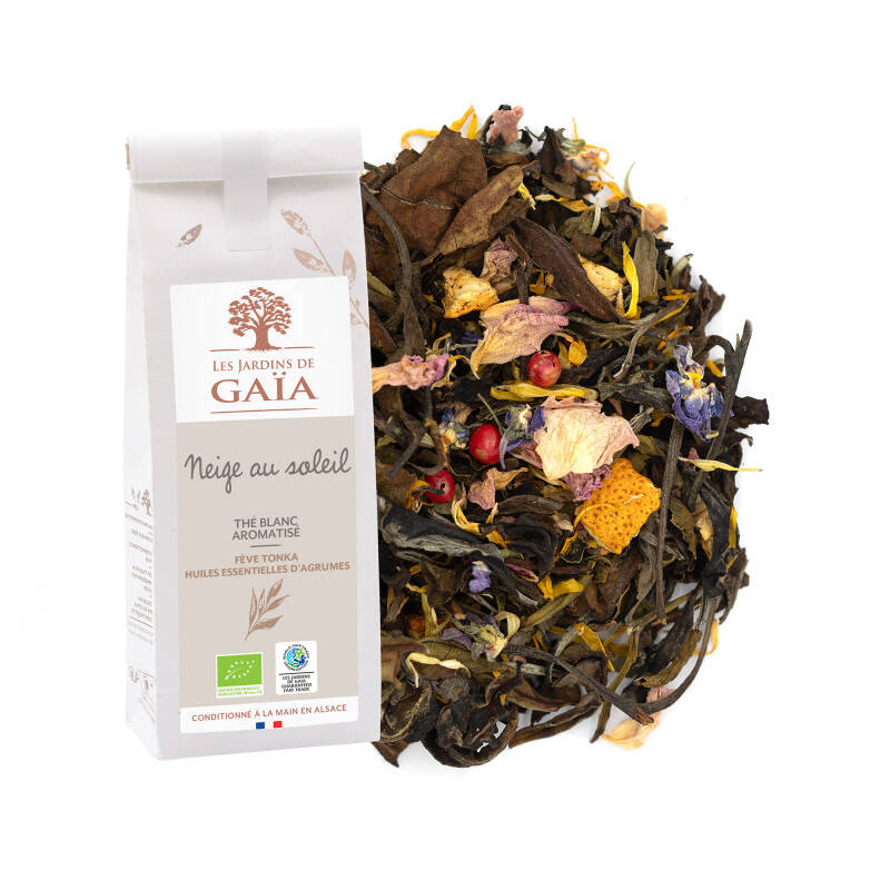 White tea with tonka bean and citrus - Sunshine in the snow