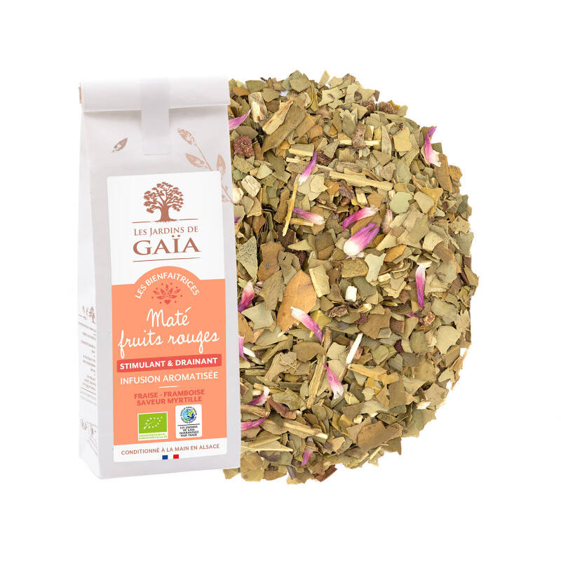 Organic flavoured mate - Stimulating & cleansing - Redberries Mate