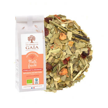 Stimulating and draining herbal tea - Citrus flavour - Fruity mate