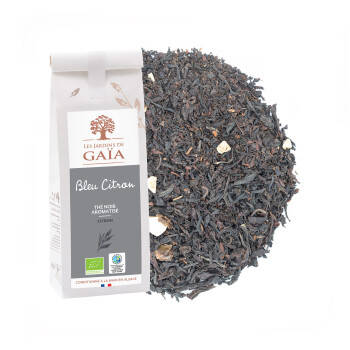 Organic lemon black tea - Blue Lemon