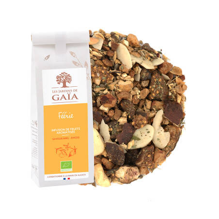 Organic fruit tea with honey and spices - Enchantment