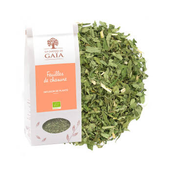 Organic hemp leaves for infusion