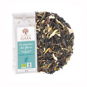 Tea blend flavoured with raspberry and vanilla - The Flower Power