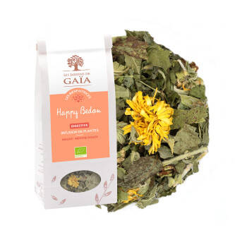 Infusion digestive bio à base de mauve et de menthe - Happy bedon