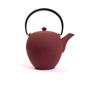 Théière en fonte Mayu - 0.55 L - Rouge avec anse en aluminium