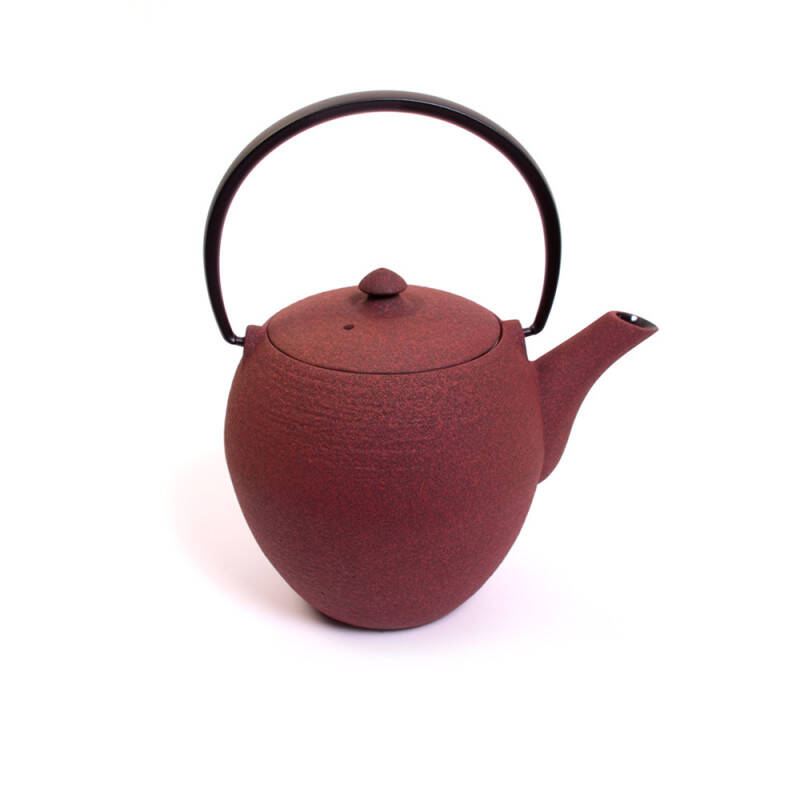 Mayu cast iron teapot - 0.55 L - Red aluminum handle