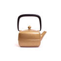 Yoho cast iron teapot - 0.40 L - Gold with black cast iron handle