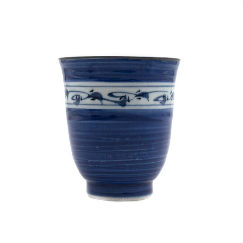 Free Cup - Flower rim - Blue