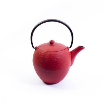 Mayu cast iron teapot - 0.55 L - Japan red aluminum handle