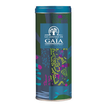 Boite à thé sérigraphié en fer blanc alimentaire