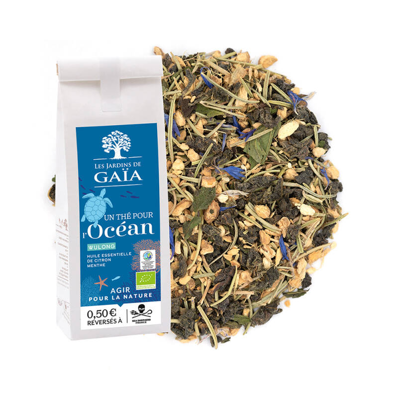Thé oolong bio au citron et à la menthe - Un thé pour l'Océan