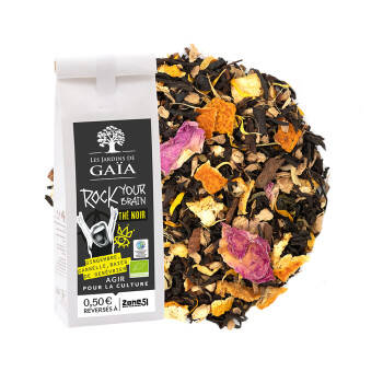 Thé noir gingembre, cannelle et baies de genévrier - Rock your brain