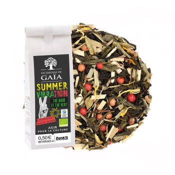 Organic tea blend with lemongrass and mango - Summer Vibration