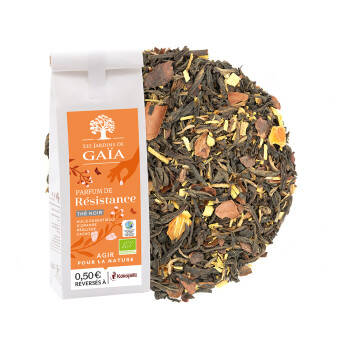 Organic black tea with orange, licorice, cocoa - Perfume of Resistance