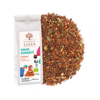 Organic rooibos with orange and sweet mint - Gentle humanity