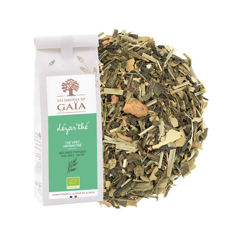 Tonic green tea with mate - Lézar'thé
