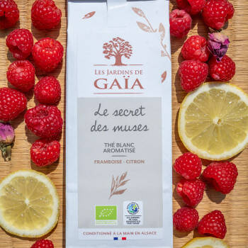 White tea with raspberry and lemon - The Secret of the muses