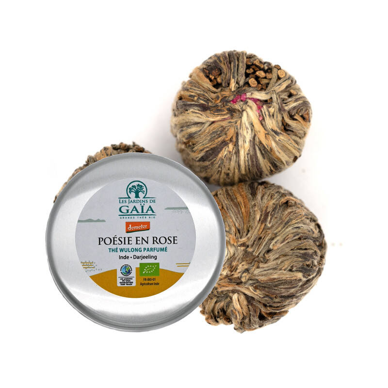 Organic wulong tea - Poetry in pink
