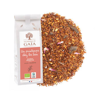 Rooibos au cacao et à la framboise - Un printemps chez les San