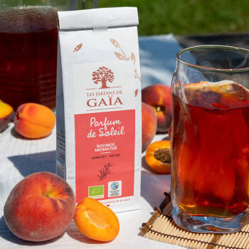 Organic rooibos with apricot and peach - Sunshine in a cup