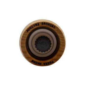 Handcrafted spice mill made from French ash wood