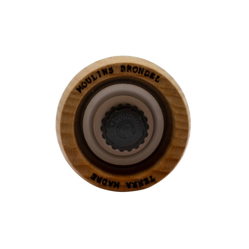 Handcrafted spice mill made from French ash wood