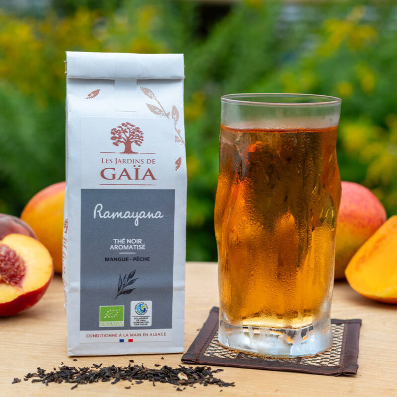 Black tea with mango and peach - Ramayana