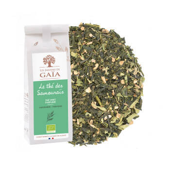 Thé vert parfumé au gingembre et à la verveine - Le thé des Samouraïs