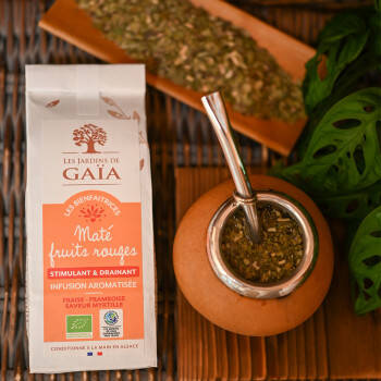 Organic flavoured mate - Stimulating & cleansing - Redberries Mate