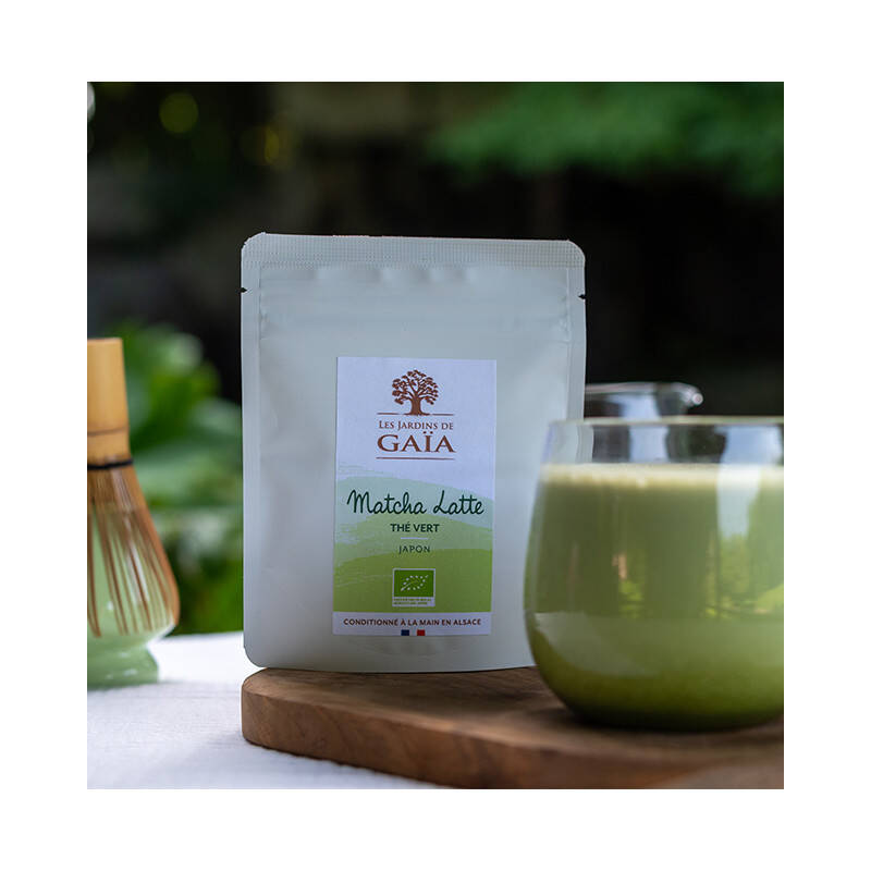 Matcha Latte bio - Pré-mix pour boisson au thé vert (sans lait)