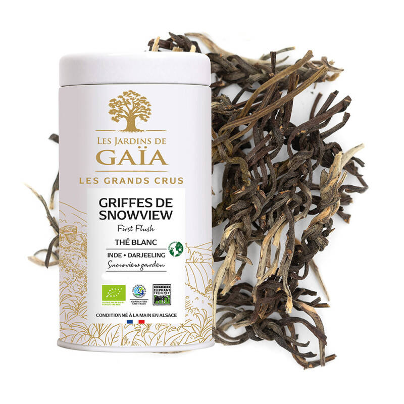 Organic braided white tea Primeur Inde 2024 - Griffes de Snowview