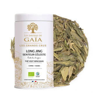 Thé vert bio de Chine Mingqian - Long Jing Senteur Céleste