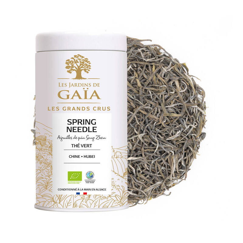 Thé vert bio Spring Needle - Aiguilles de pin - Song Zhen - 松针