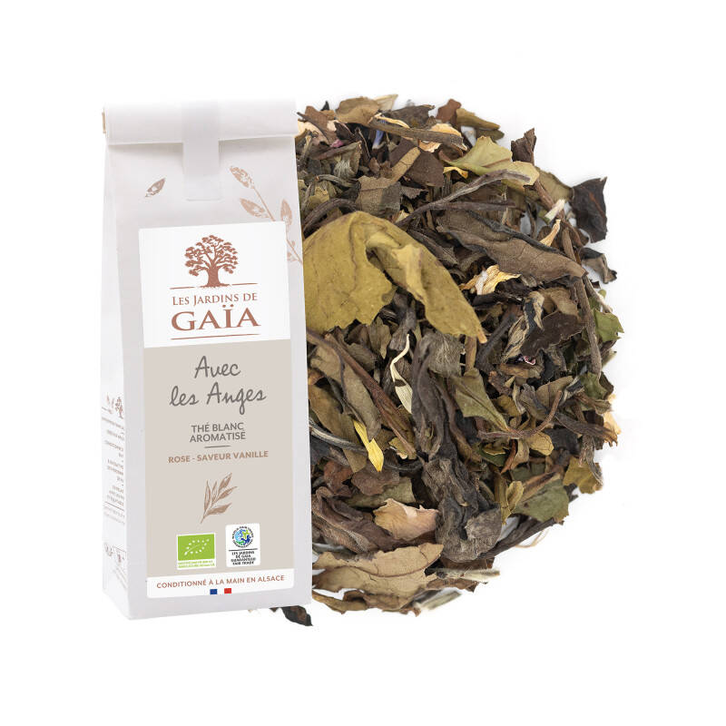 White tea with rose and vanilla flavour - Tea with the Angels