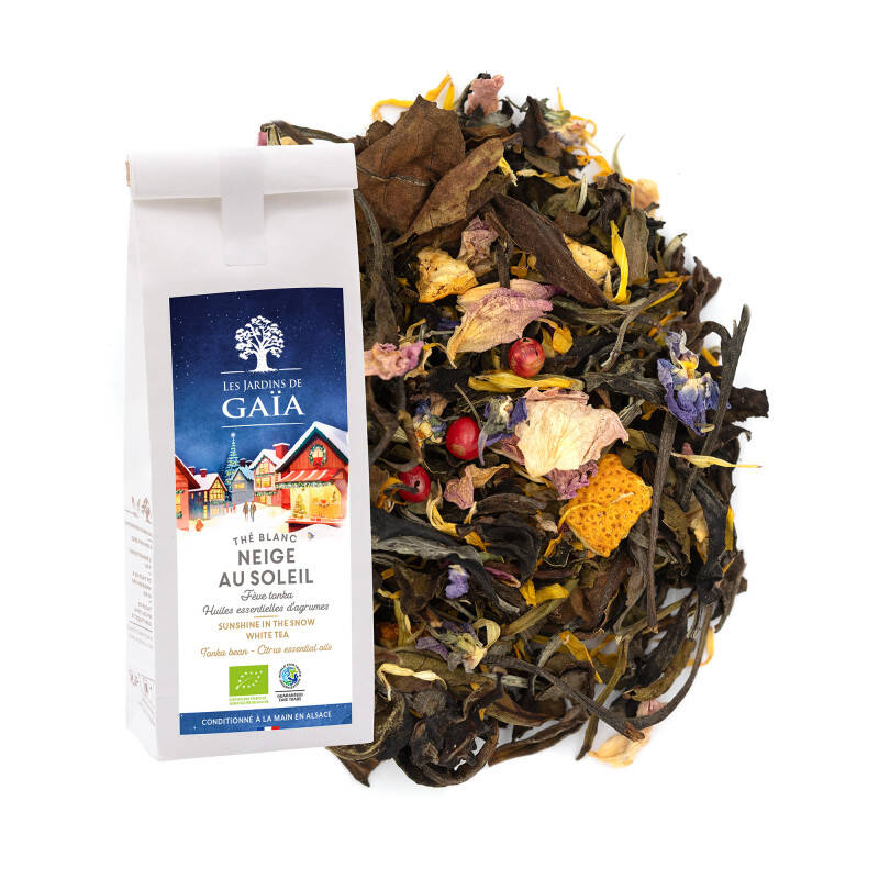 White tea with tonka bean and citrus - Sunshine in the snow