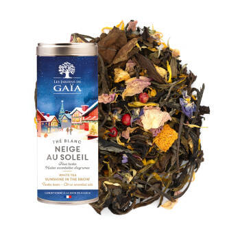 White tea with tonka bean and citrus - Sunshine in the snow